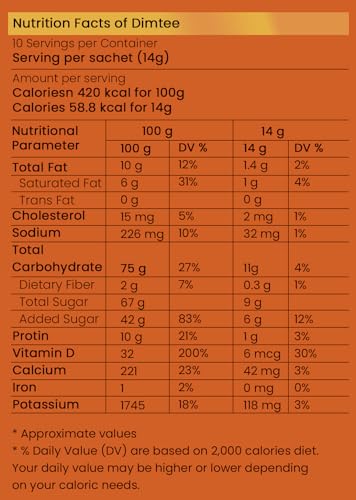 Image of Chaizup Dimtee 1 Min Instant Adrak Chai Premix - 30 Sachets | Adrak Flavours | 30 Servings | 375g