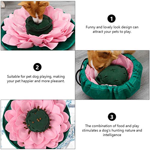 ULTECHNOVO Tapete de Snuffle para Cães Tapete de Alimentação Incentiva Habilidades de Coleta de Alim