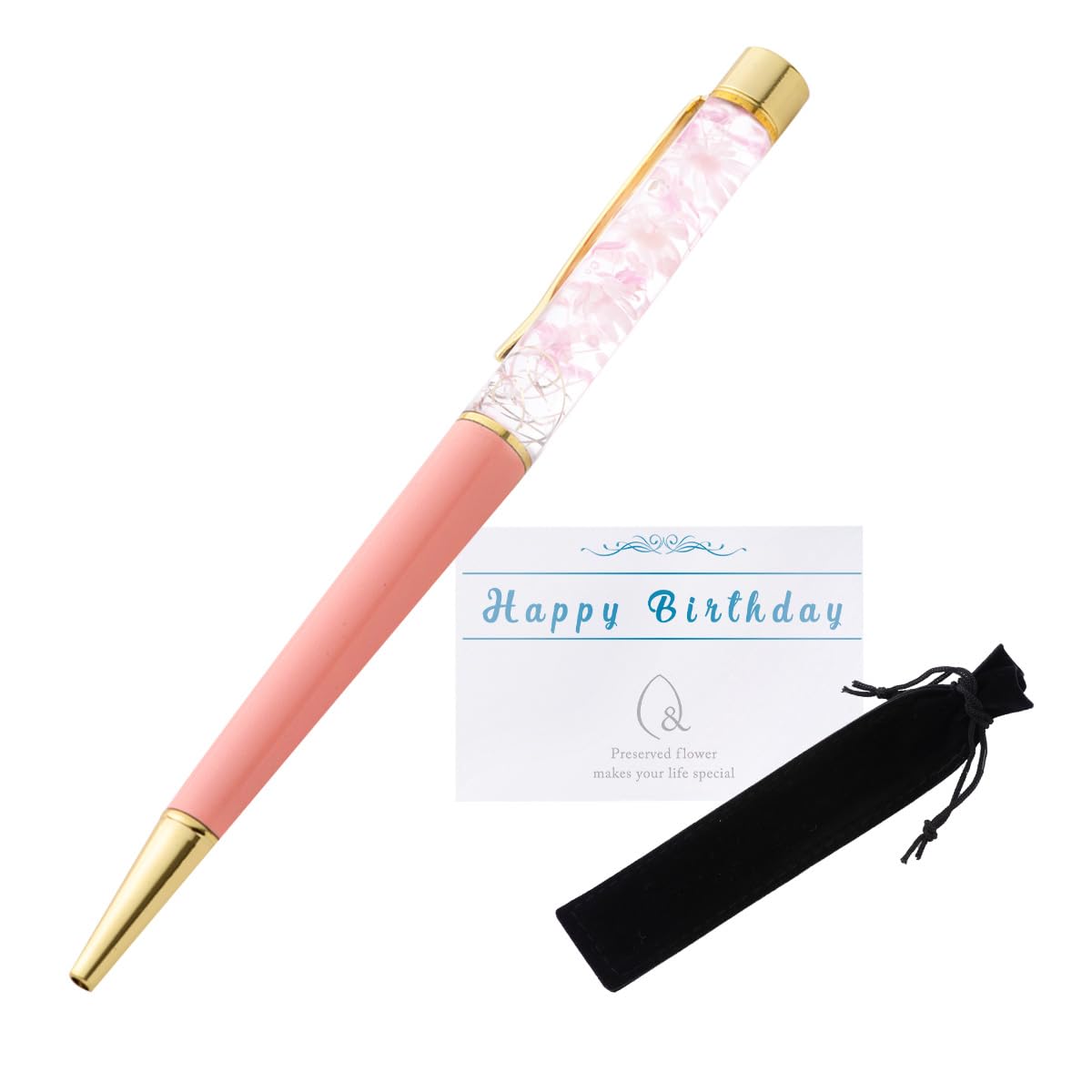 Amazon | ○【終了】ハーバリウム ボールペン 完成品 ベロア調