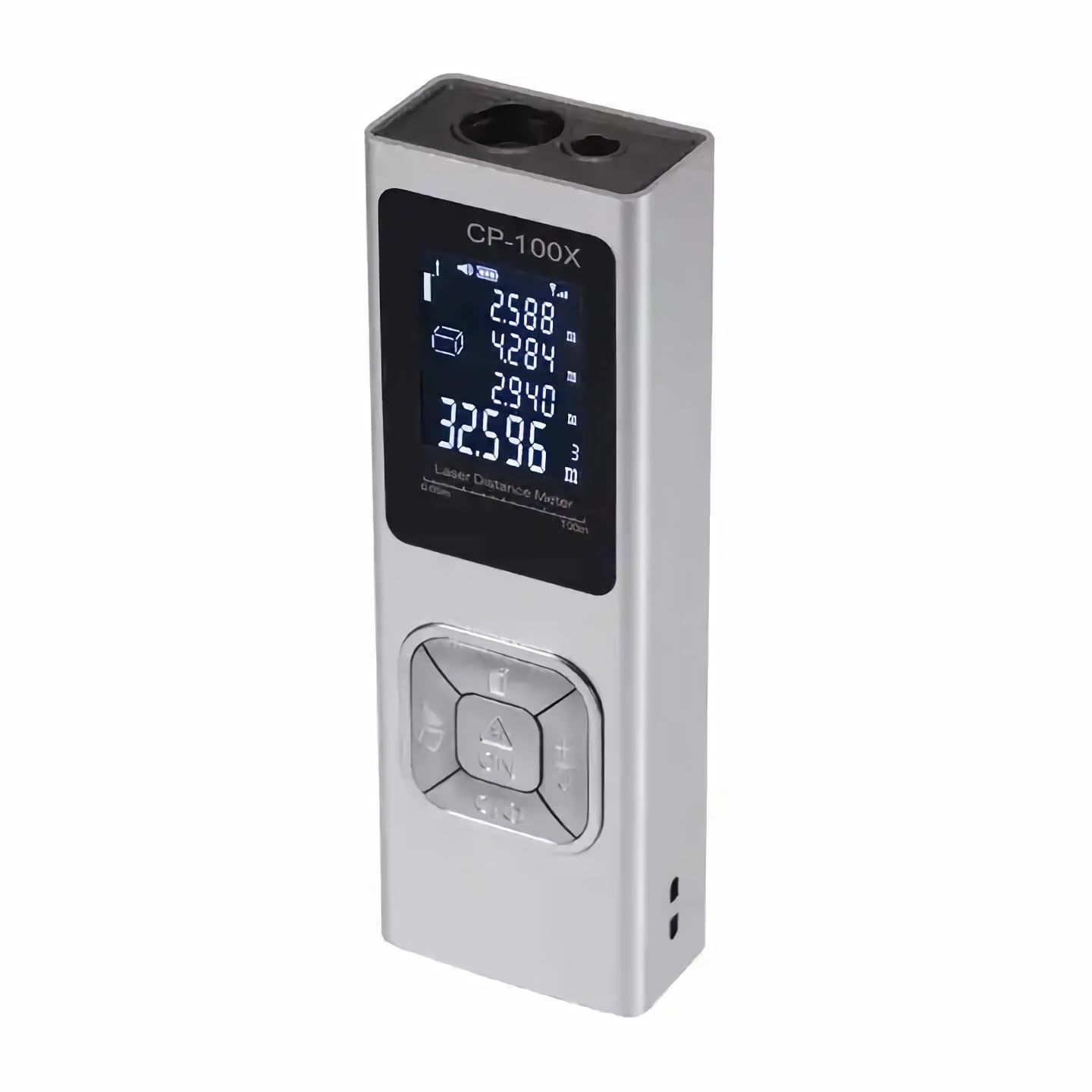 Telémetro láser O11DS de alta precisión 100 m medidor de distancia y retroiluminación LCD también superficies y volúmenes