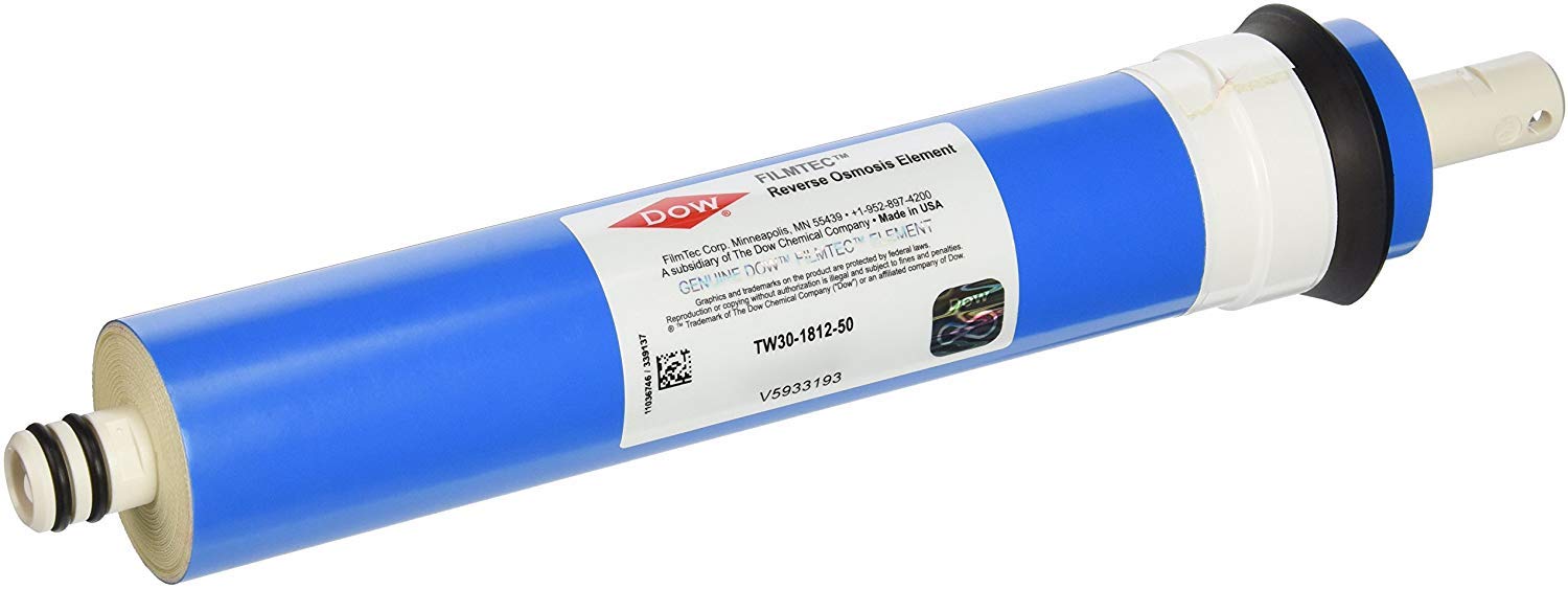 Filmtec / DOW TW30-1812-50 Ósmosis inversa Membrana Original para sistemas de 10 pulgadas