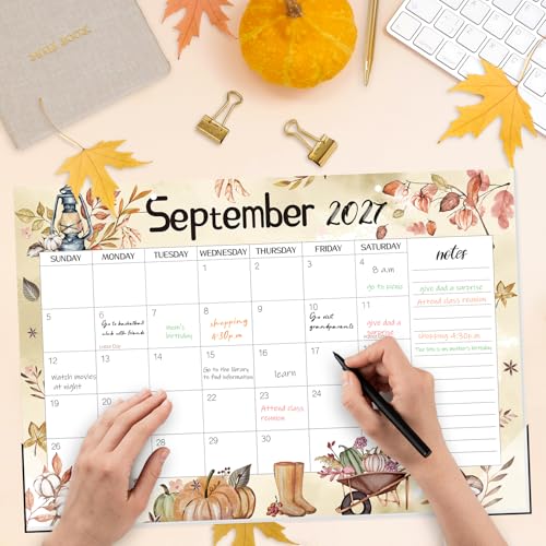 Image of Guasslee Desk Calendar 2026-2027, 19 Month Jun 2026-Dec 2027, 17 inch X 11.5 inch