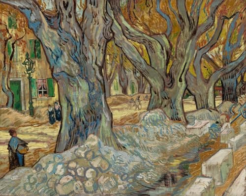 Affiche Toile Les Grands Platanes Vincent Van Gogh 60x90cm Décoration Murale