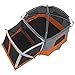 CORE 11 Person Family Cabin Tent with Screen Room (Orange)