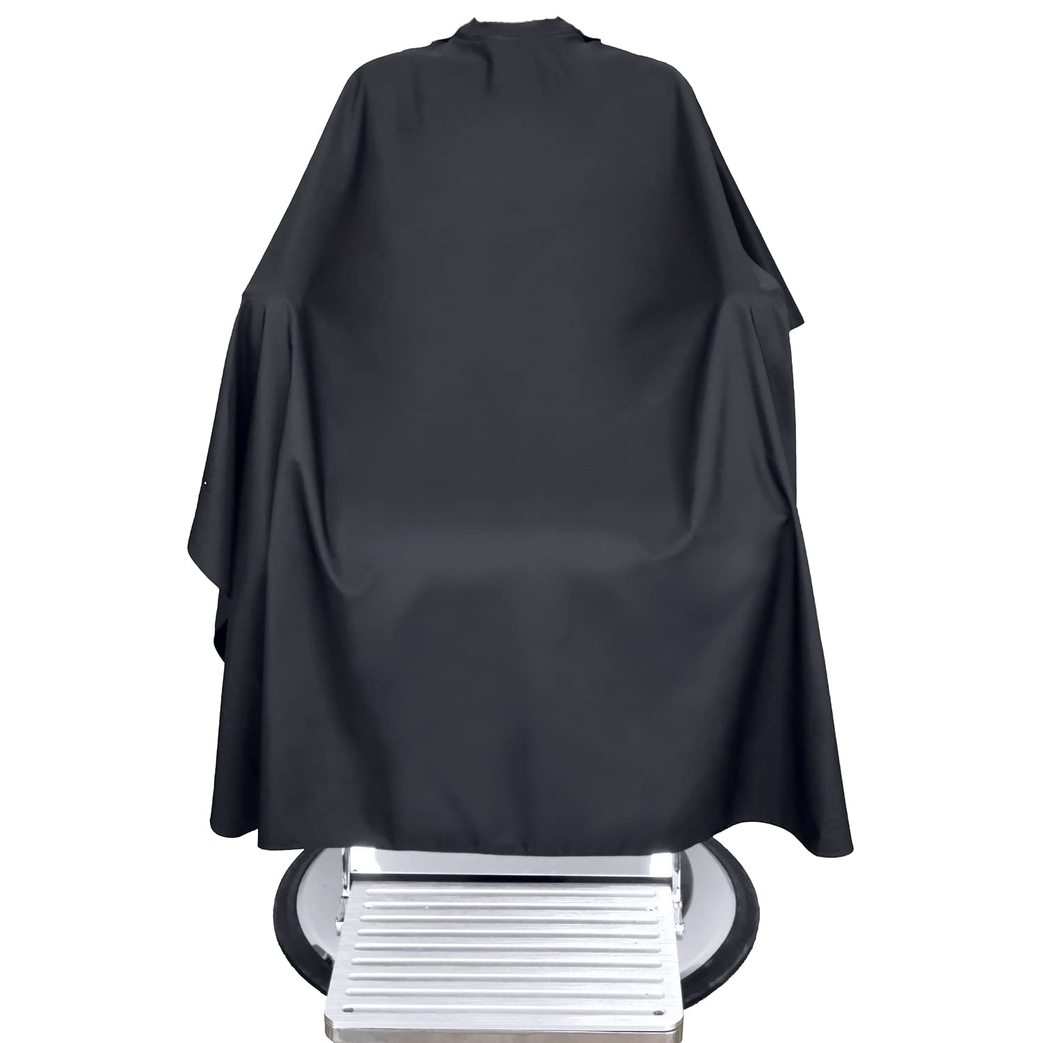 TRU BARBER Hairdressing Cape XXL, With Silicone Collar, 100% Polyester, Lightweight and Water Resistant, Professional Salon Cape with Snap Closure for Haircutting.