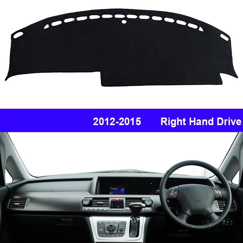 Funda protectora para el salpicadero del coche Elysion 2012-2015 negra volante derecha 2