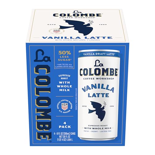 La Colombe, Latte Draft Vanilla, 9 Fl Oz, 4 Pack