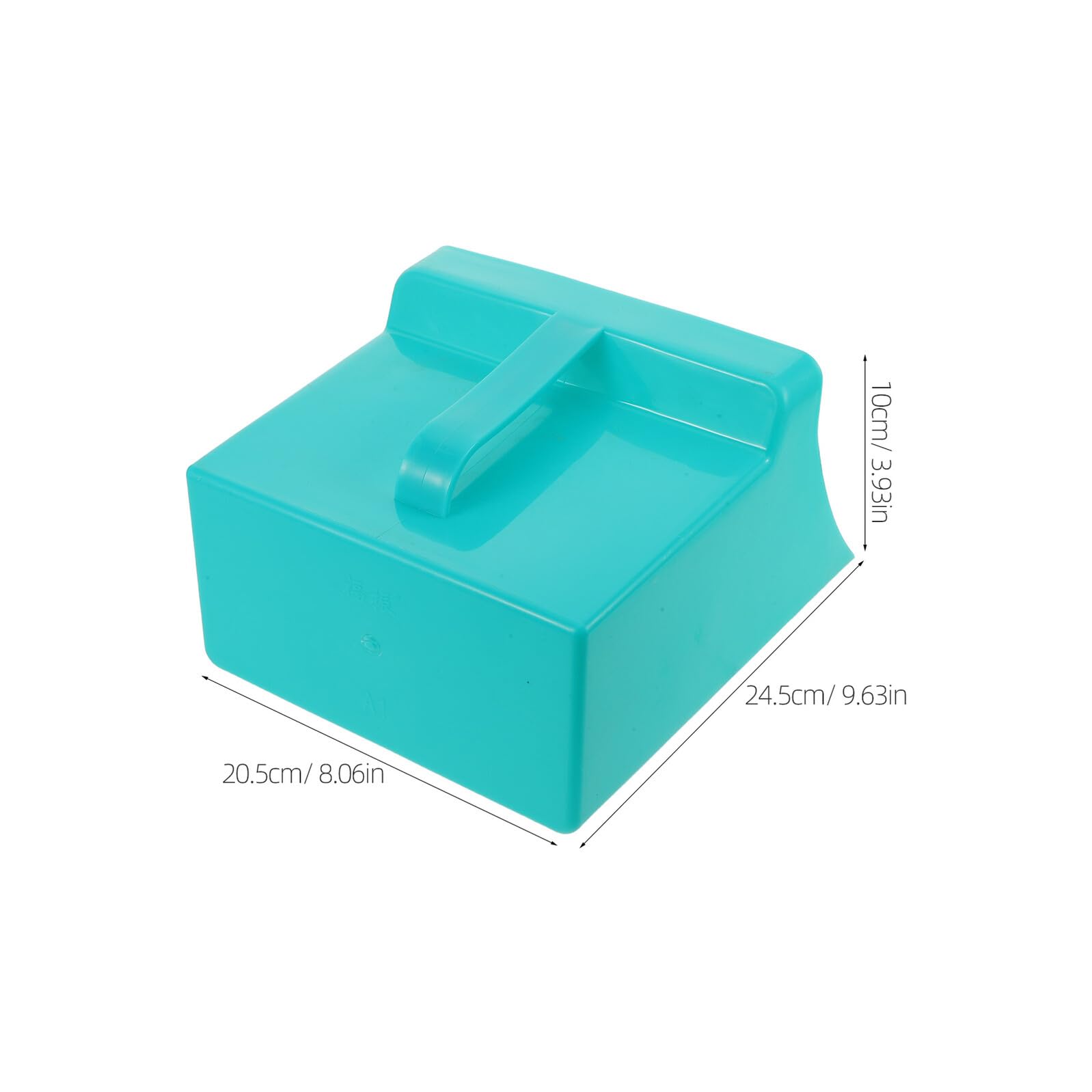 Tragbare Kunststoff Kehrschaufel mit Griff für Mühelose Müllsammlung im Haushalt und Garten Leichtes Ergonomisches Design für Komfortable Reinigung