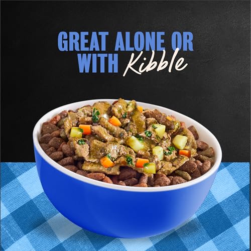 Image of Cesar Home Delights Wet Dog Food, Pot Roast & Vegetables, 3.5 oz, 24 Count | Real beef #1 ingredient, 100% complete & balanced, easy to digest, no fillers, no artificial flavors, easy peel trays