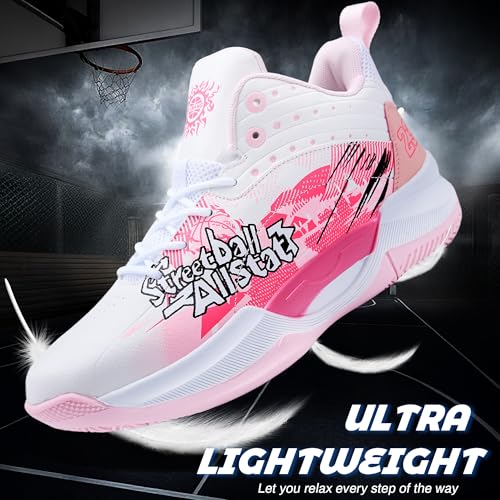 Men's Basketball Shoes Lightweight Breathable Non-Slip Outdoor Courts Training2