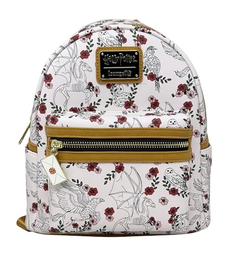 Loungefly Harry Potter Hedwig Magical Creatures Double Strap Shoulder Bag Purse