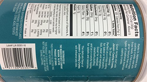 Jason Gluten Free Plain Panko Crispy Coating Crumbs Kosher For Passover 10 Oz. Pack Of 6. #TOP1