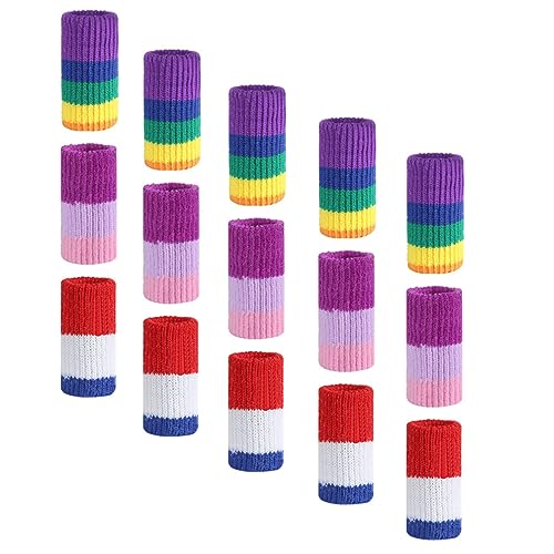 OUNONA 30Pcs Sports Finger Brace Comfortable Non Skid Finger Sleeves for Basketball Volleyball and More Protective Cover for Joint Support and Injury Prevention