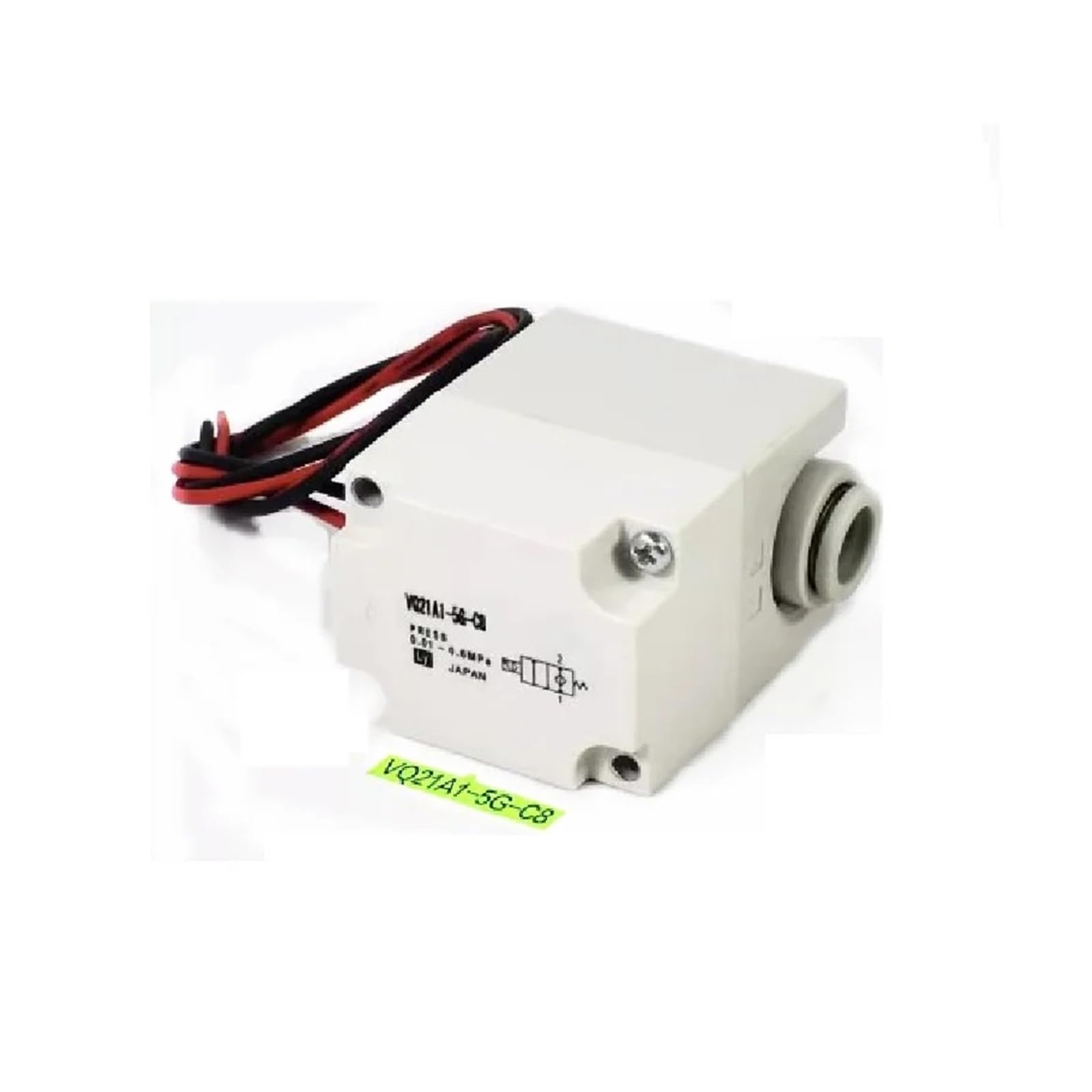 2 Port Solenoid Valve Single Unit VQ20/30 Series VQ21A1-5Y-C6/C8 VQ31A1-5G/5GZ/5YZ/5YZB-C10 VQ31A1-5G/5GZ/5YZ/5YZB-C10-F(VQ21A1-5YZ-C8-F)