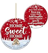 ZAGKOO New Home Ornament 2024 - House Warming Gifts New Home, Housewarming Gifts for New House Co...