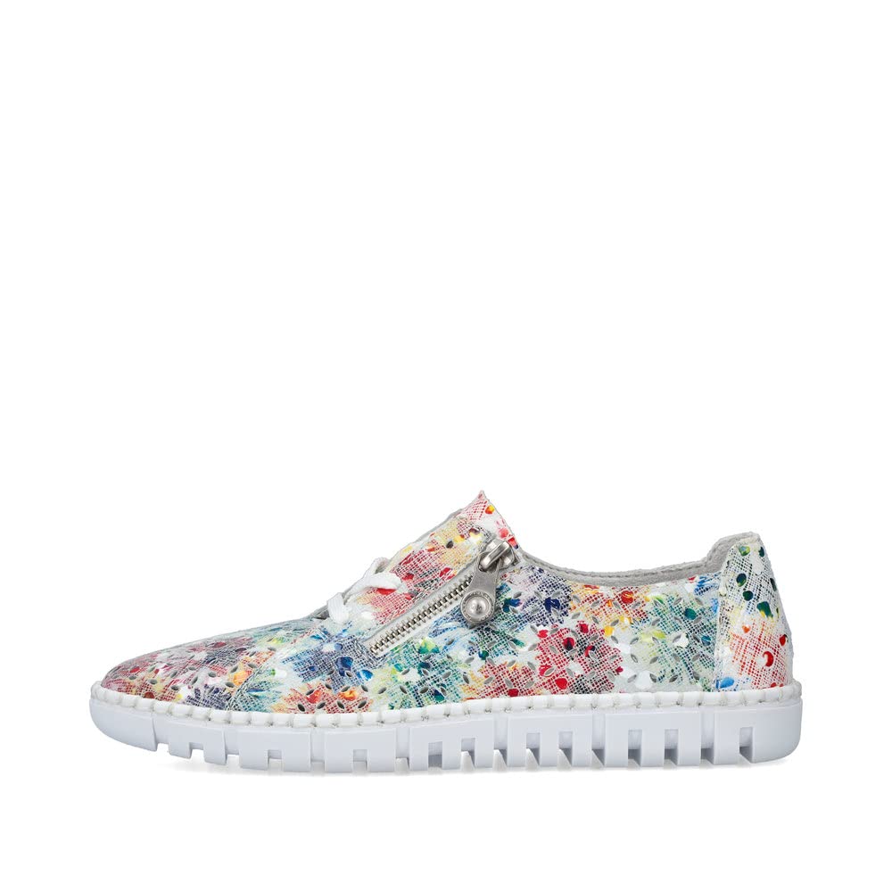 Rieker Femme Chaussures à Lacets M2306, Dame Chaussures Confortables