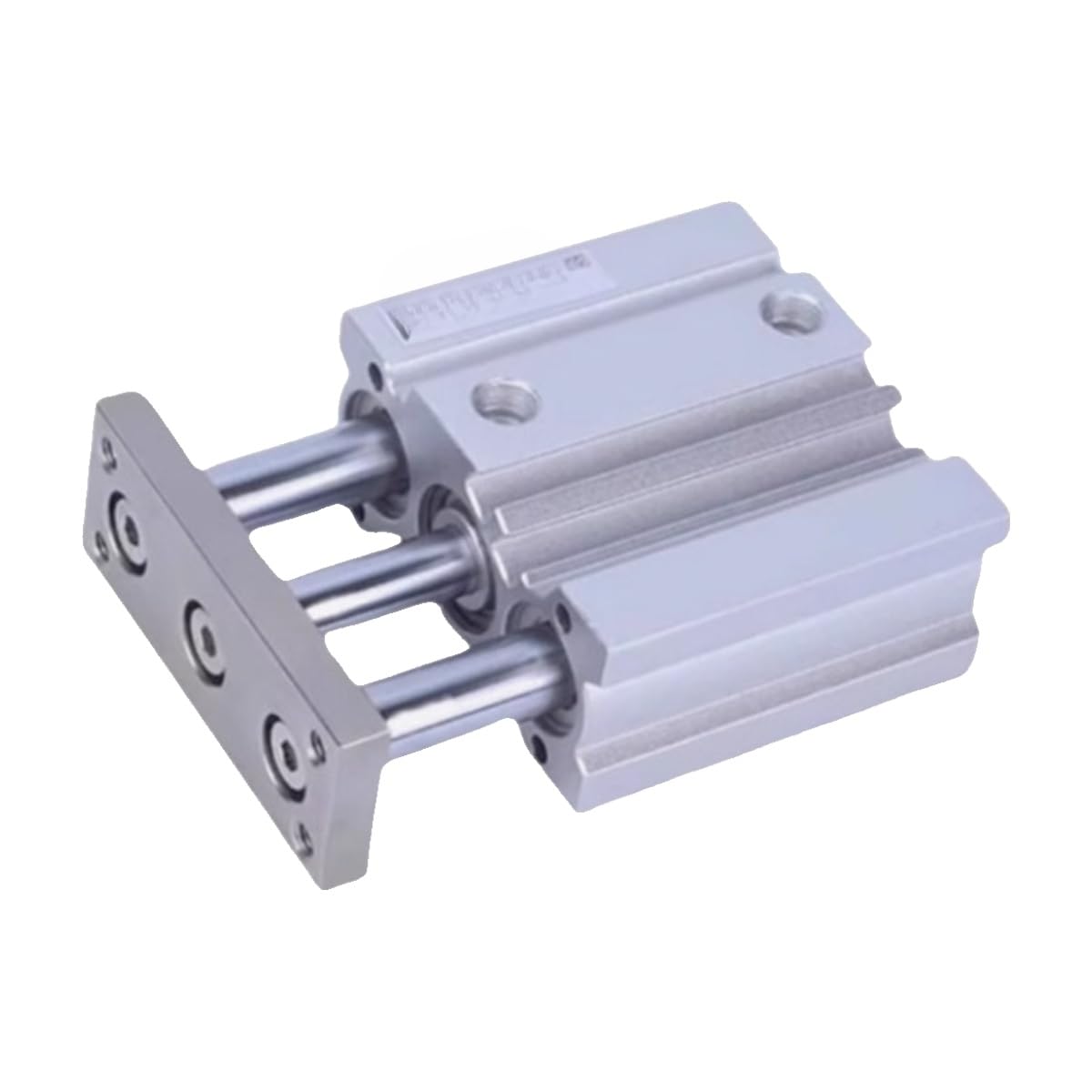 Cylindre à trois tiges axes avec guide MGQM16-100 compact double effet haute stabilité
