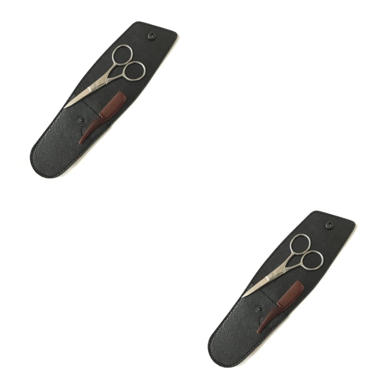Healeved 2sets Per Sopracciglia e Inossidabile Kit Toelettatura Portatile Con Pettine e Stoccaggio Per e