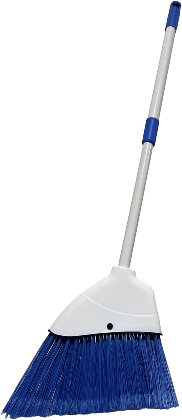 Small Broom Indoor or Outdoor Portable Broom with Adjustable Handle