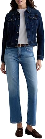AG Adriano Goldschmied Women's Brinley Mid Rise Straight Pants