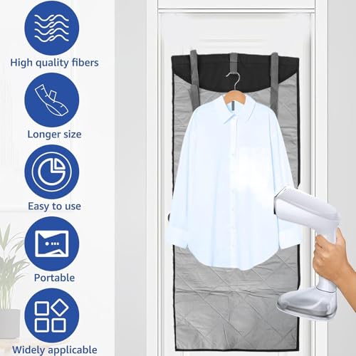 Tapis de repassage vertical haute protection en textile thermorésistant