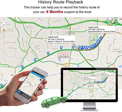 Traqueur GPS de Voiture,Tracker de localisation GPS de Voiture/véhicule/Moto/Camion, traqueur GPS en Temps réel avec… - Image 4