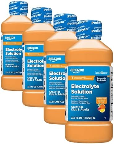 Amazon Basic Care Electrolyte Solution, Mixed Fruit, Designed to ...