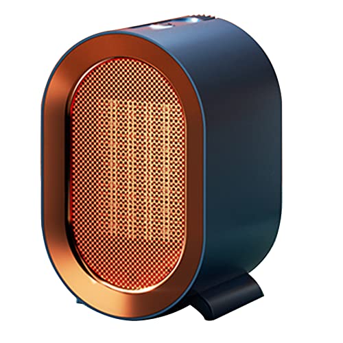 Mini Calefactor Cerámico, Termoventilador Portátiles, Con 2 Configuraciones De Calor, Suministro De Aire De Gran Angular De 45° , Protección De Falla De Energía De Inclinación, Blanca, Azul, Verde Cover