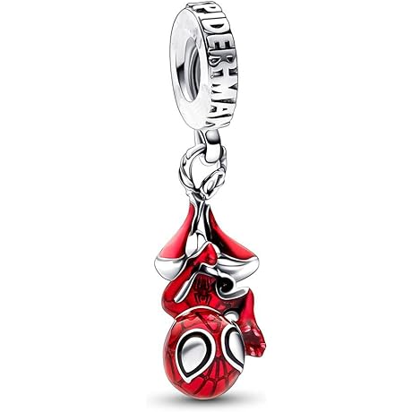 Spiderman Cubic Zirconia Charm