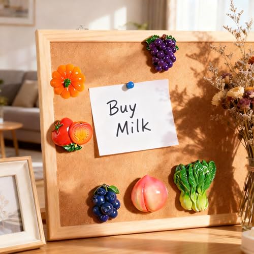6 imanes decorativos para refrigerador de resina miniatura 5