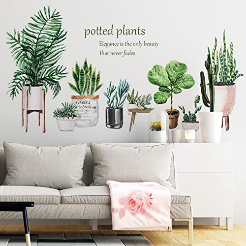 Vinilos Decorativos de Plantas Tropic. 2 Hojas 106x57 cm miniatura 1