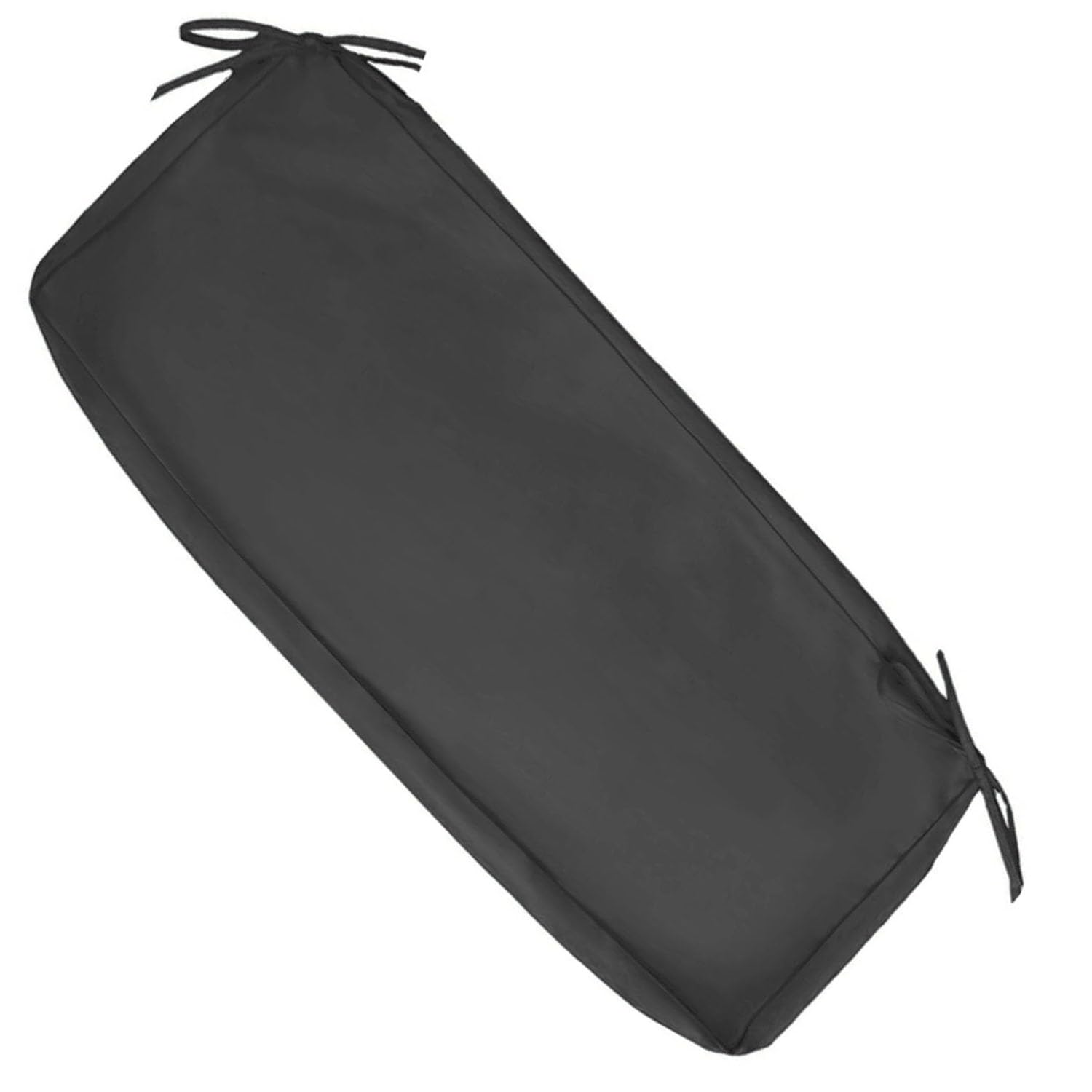 Funda impermeable 200x50 para banco de jardín gris oscuro elegante