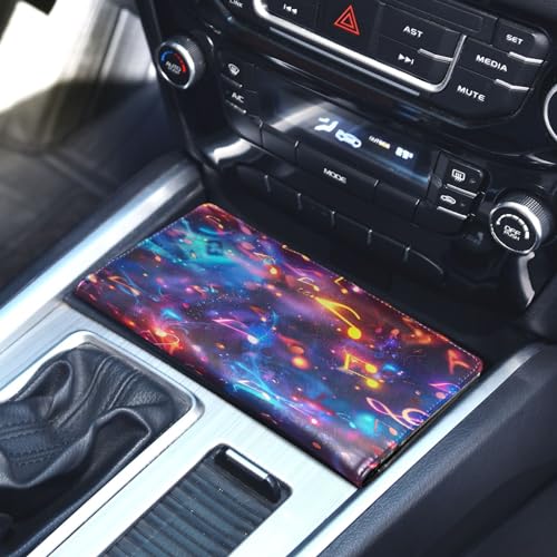 Organizador de auto de cuero miniatura 5