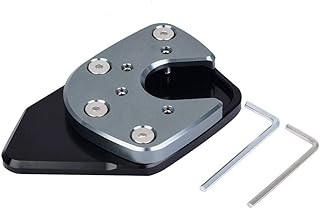 Motorrad Fuß Seitenständer Verlängerung Kickstand Pad Platte Anti-Rutsch Kickstand Pad für NC750X/X-ADV 17-19(Grey)