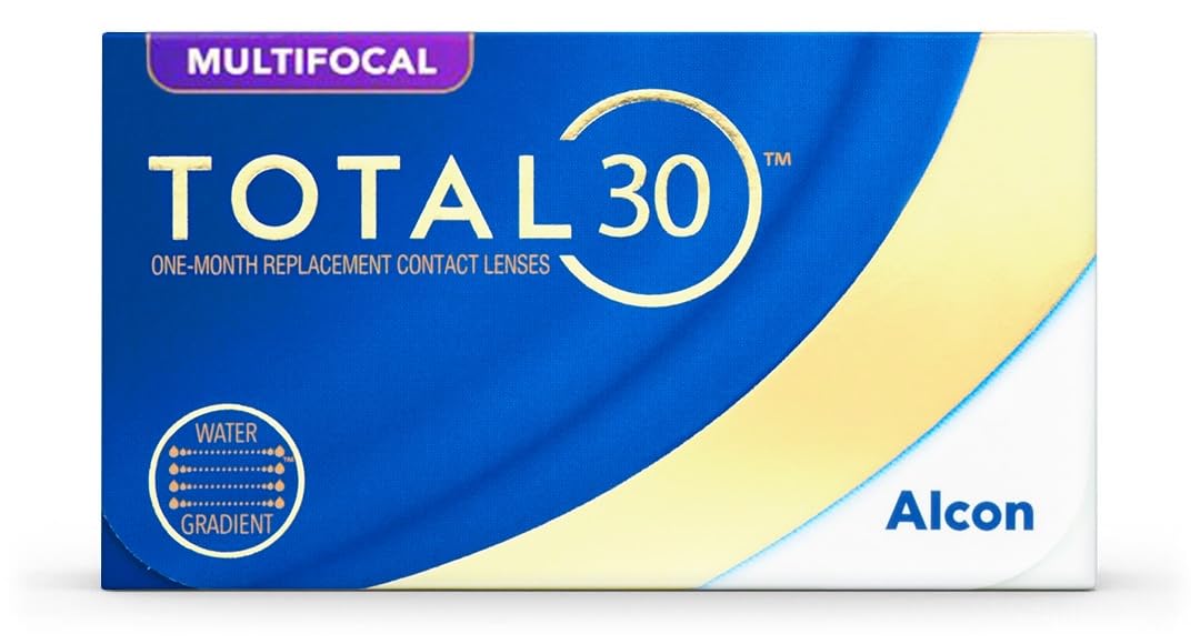 TOTAL30 Multifocal lentes de contacto mensuales | 3 lentes | R 8.4 mm | D 14.2 mm | adición medio | +01.75 dioptrías