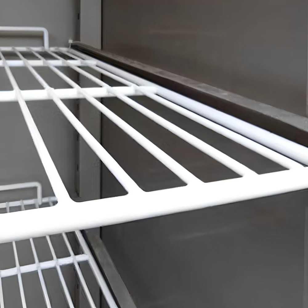MBH - Refrigerador profesional de acero inoxidable GN2/1 y 610 litros para hostelería. Nevera vertical INOX de cocina industrial para bar y restaurante.