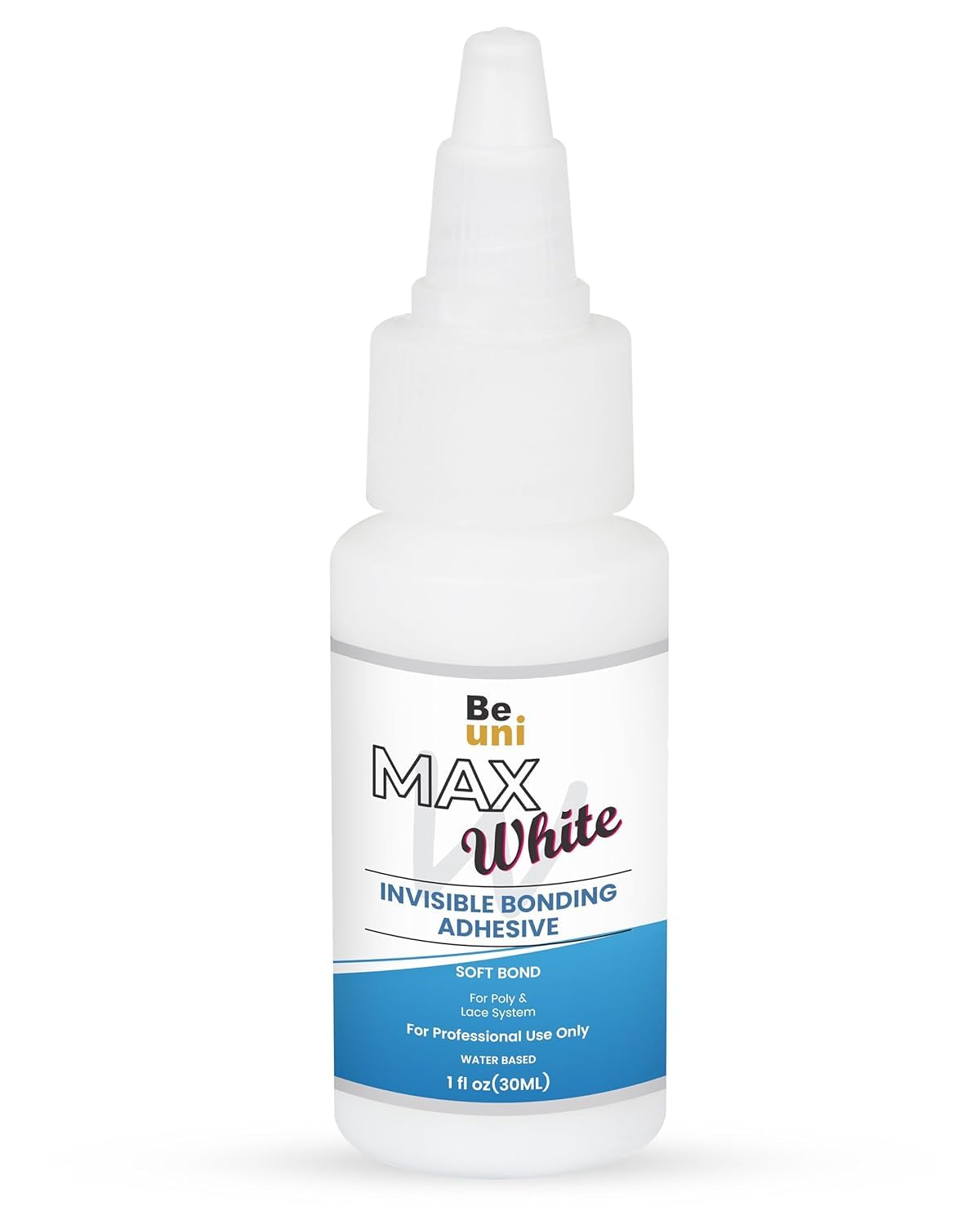 Beuni Max White Wig Glue Waterproof Wig Glue For Wigs Adhesive for Hair Replacement, Strong Hold (30Ml)-image-26