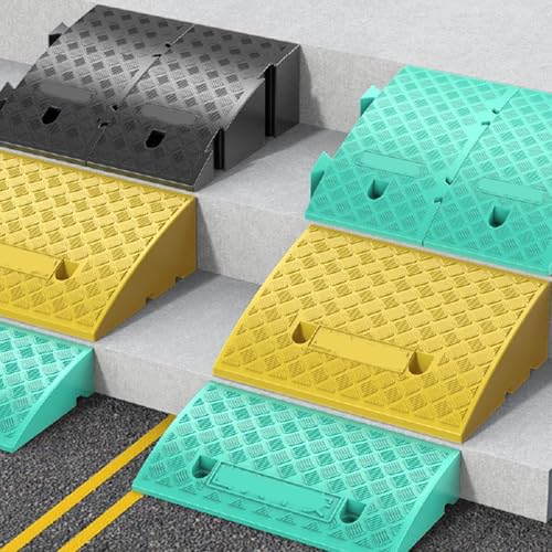 Rampa resistente para bordillos, PVC antideslizante verde miniatura 7