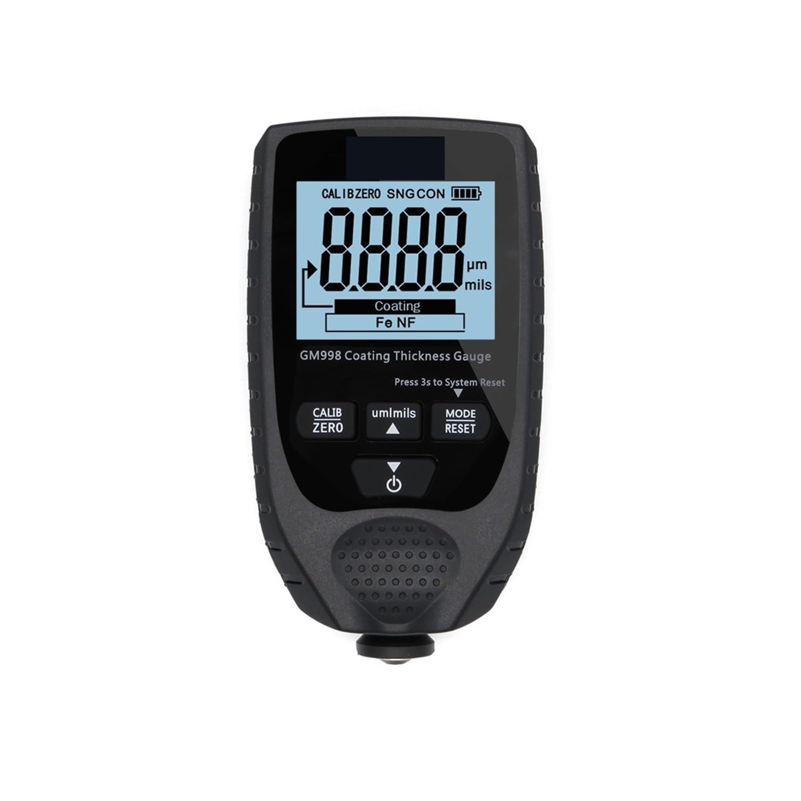 GM998 Hintergrundbeleuchtung Film Dicke gauge Auto Lack Tester Beschichtung Gauge NF lack tester Für Heimwerker(Red)
