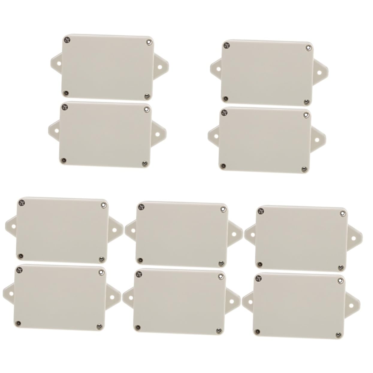 Hemobllo 10pièces Boîte De Jonction Étanche Plastique Boîtier Électronique Pour Électriques Aux Intempéries Et Facile à Installer