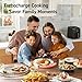 COSORI Air Fryer TurboBlaze 6Qt, 9-in-1 Airfryer, 5 Speeds Dry, Roast, Proof, 15-MINS In-App Recipes, Compact, Quickly Cook, 95% Less Oil for Healthy Meals, Easy Clean, Dark Gray