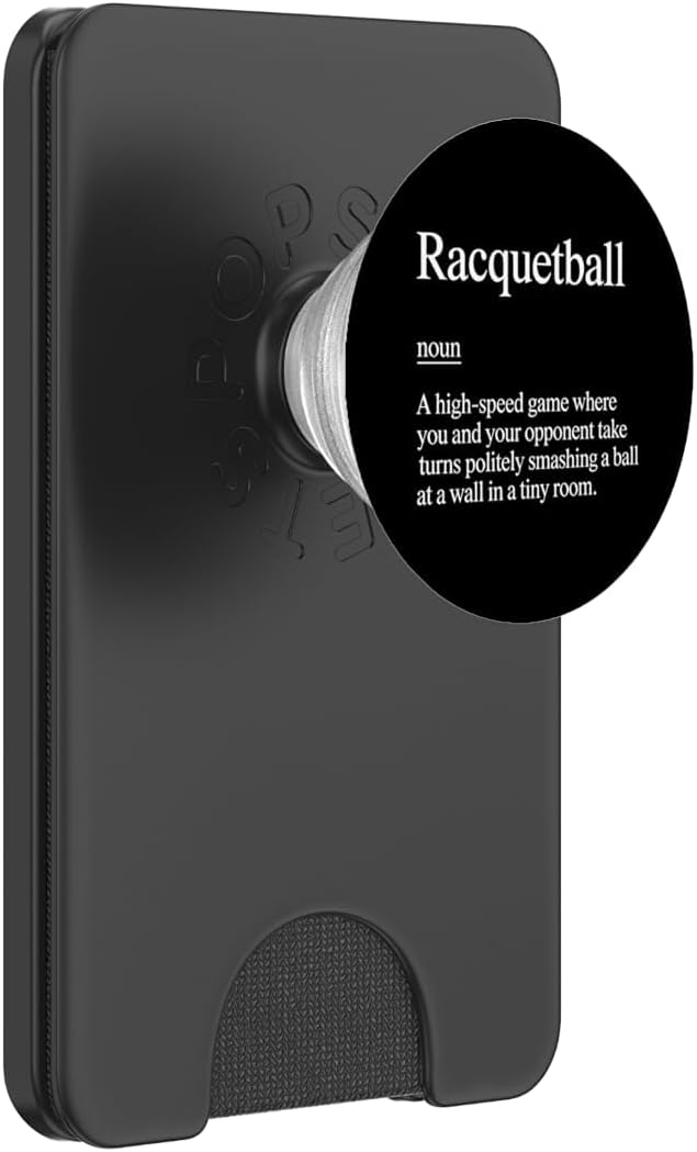 Funny Racquetball Art for Men Women Kids Racquetball Player PopSockets PopWallet for MagSafe