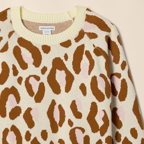 Image of Amazon Essentials Girls and Toddlers' Knitted Pullover Crewneck Sweater