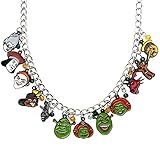JDHFJFH Necklace Metal Anime Horror Charm Necklace
