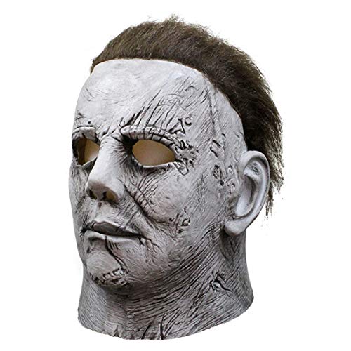 Michael Myers Mask LED Light Up Replica - Horror Halloween Masks Cosplay Costume Accessories