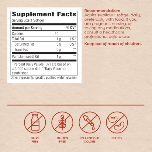 Nature's Way Pumpkin Seed Oil Softgels