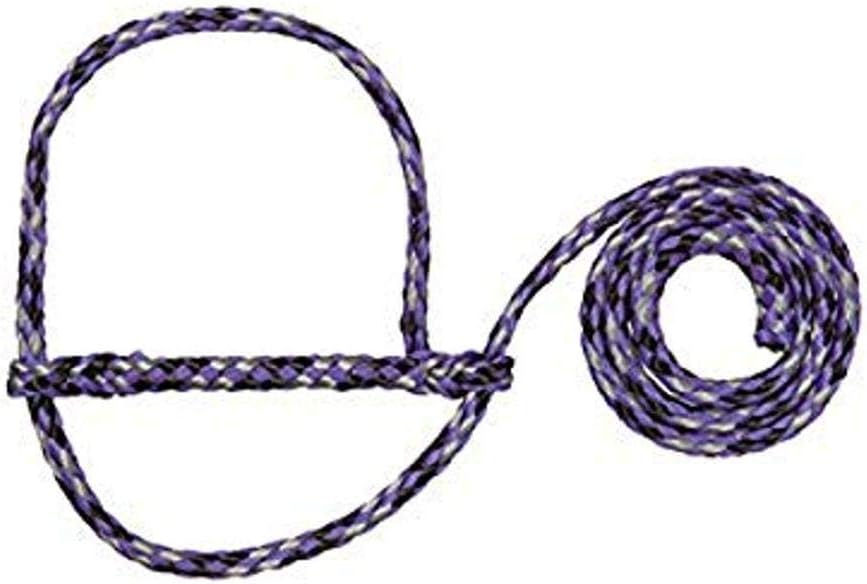 Weaver Leather Poly Rope Sheep Halter, Purple/Black/Gray : Sports & Outdoors