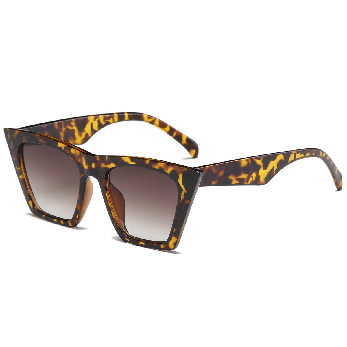 Dollger Square Cat Eye Sunglasses for Women Fashion Retro Classic Cateye Sunglasses UV400 Protection