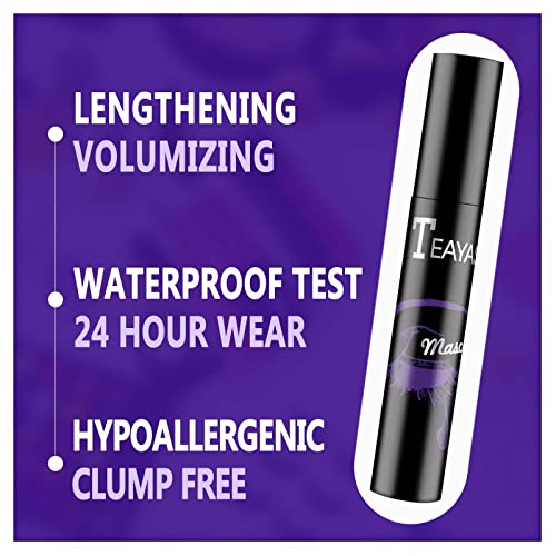 Purple Mascara Eyes Makeup Colored Lengthening Waterproof Volumizing Curling Defining Best Natural Hypoallergenic - Cruelty Free #TOP1