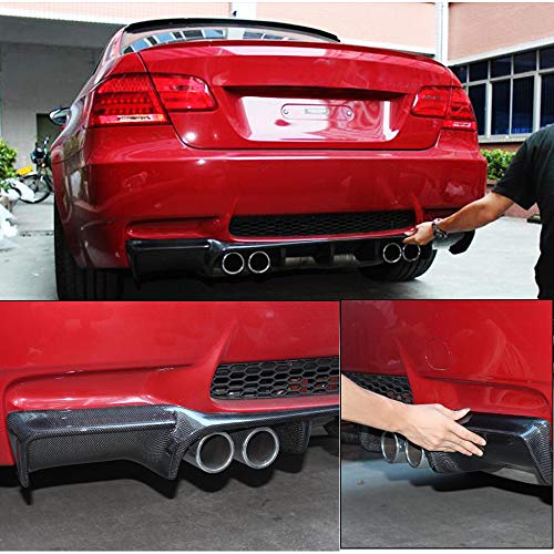 MCARCAR KIT Carbon Fiber Rear Bumper Diffuser Fits for BMW 3 Series E92 E93 M3 2Door 2008-2013 Factory Outlet CF Lower Bumper Lip Spoiler Body Kit